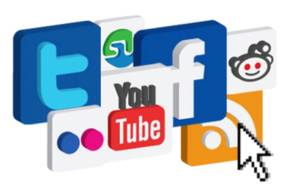 Logo sociálních sítí